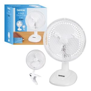 Fan 6" Desk & Clamp On