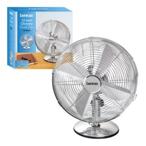 Fan 12" Desk Chrome