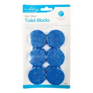 Toilet Cistern Block x6 Blue Ocean Scented