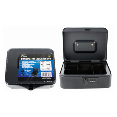 Cash Box & Tray 8" Combination
