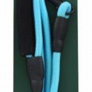 Dog Lead 38cm Round Soft Light Blue