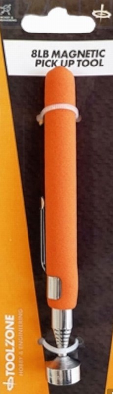 Pick Up Tool Magnetic <3.6Kg 8lb Soft Grip & Clip