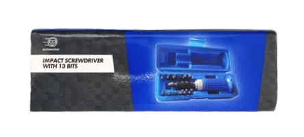Screw Driver Impact Set 13Pce. In Case