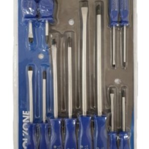 Screwdriver Set 12Pce. Engineers Pound Through Span. Handle