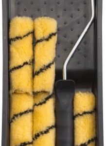 Paint Roller & Tray Mini TIGER Stripe 5Sleeves