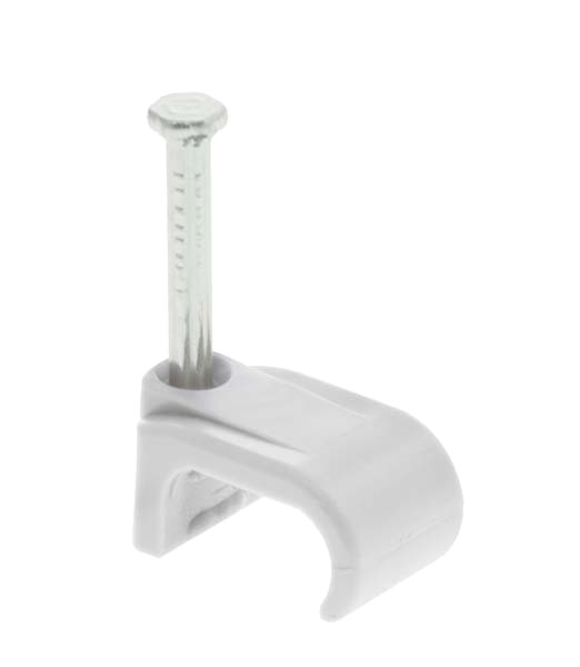 Cable Clips Flat .5mm Clear x100