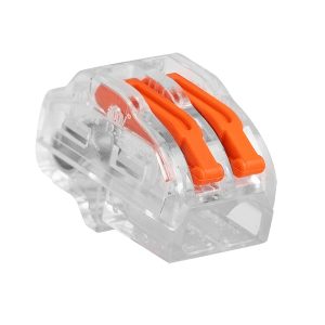 Wire Connector Lever Type 32Amp 2Port Clear