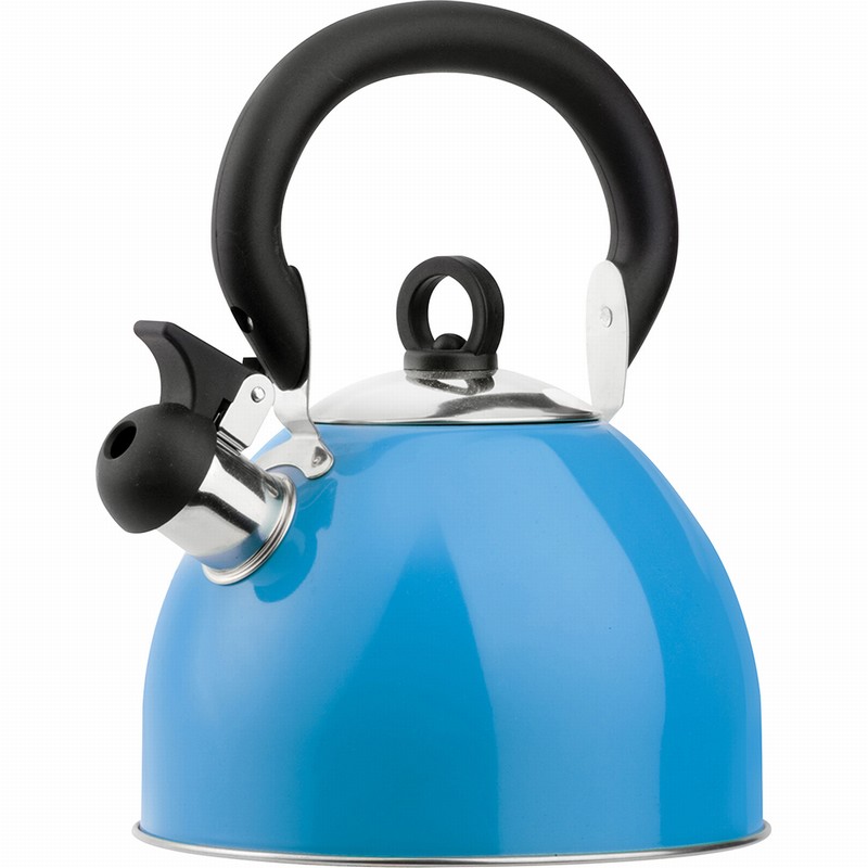 Kettle Whistling 2.5Ltr. Deluxe SS & Blue
