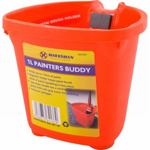Paint Kettle Caddy Side Handle and Magnetic Brush Holder