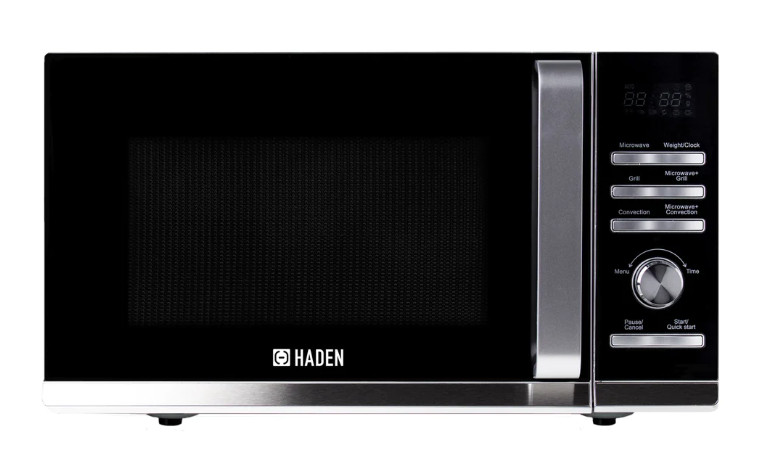 Microwave HADEN 25Ltr. Silver Digital Control LED Display