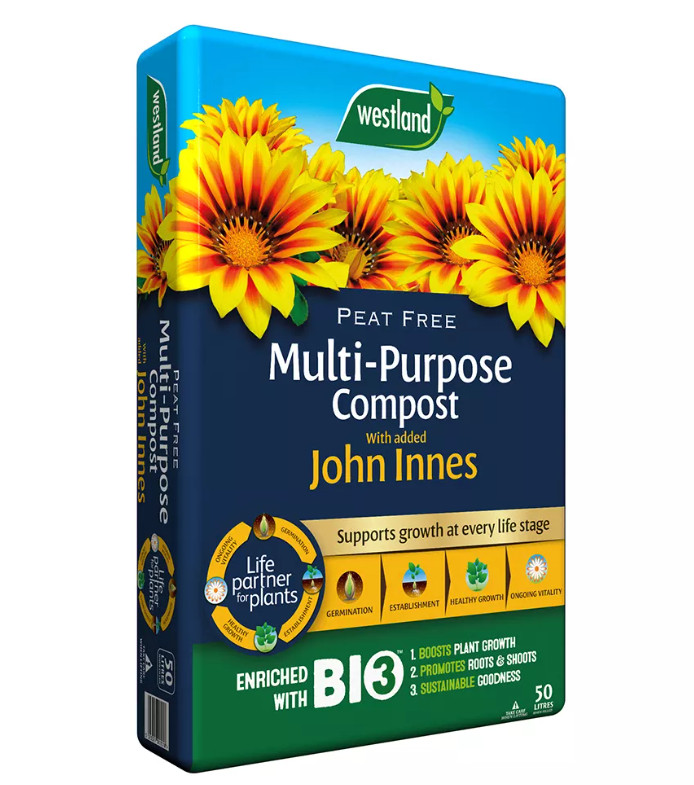 Compost WESTLAND Multi Purpose + J.I. Peat Free 50Ltr. (75 PP)