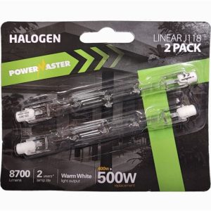 Tube Tungsten Halogen 400Watt 118mm x2 D