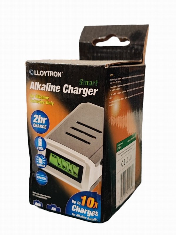 Battery Charger for ALKALINE Batteries AAorAAAx4 SMART