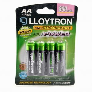 Battery Recharge Ni-MH AAx4  800MAH