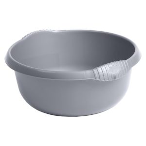 Bowl Washing Up 28cm Round Deluxe Silver