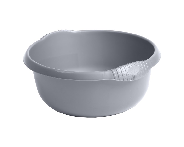 Bowl Washing Up 28cm Round Deluxe Silver