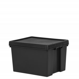 Box & Lid   45Ltr. WHAM BAM HEAVY Duty Black