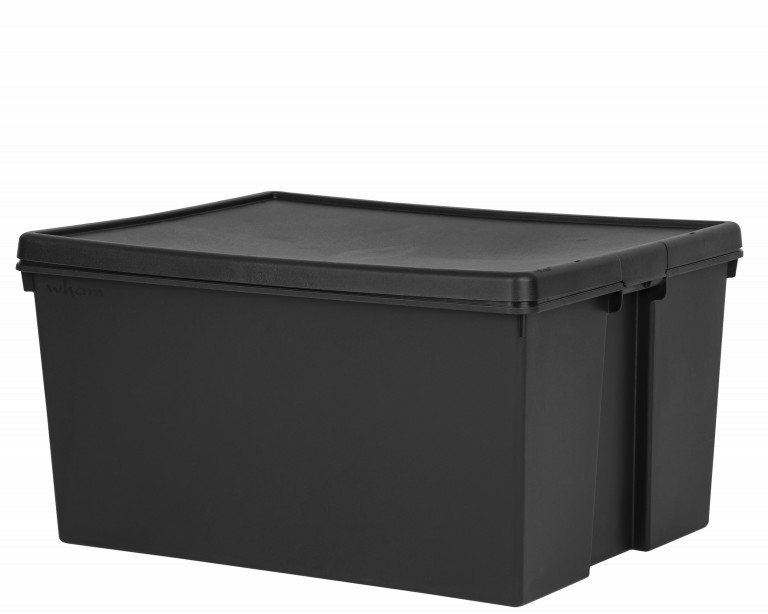 Box & Lid 150Ltr. WHAM BAM HEAVY Duty Black