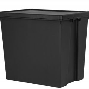 Box & Lid  154Ltr. WHAM BAM HEAVY Duty Black