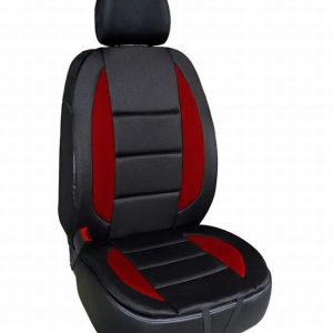Car Seat Padded Cover & Cushion MARYLAND Black & Red