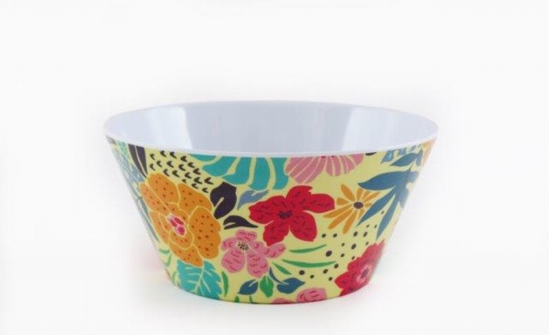 Picnic Ware Bowl Melamime FLORAL 15x7cm