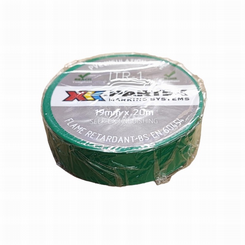 Tape Insulating 19mmx20m Green