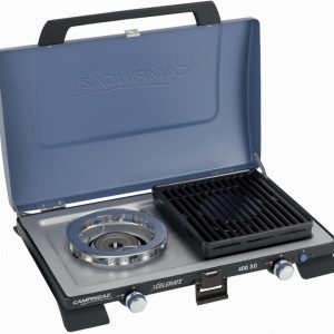 Stove Gas Double Burner / Grill XCELERATE Burners 400SG  D