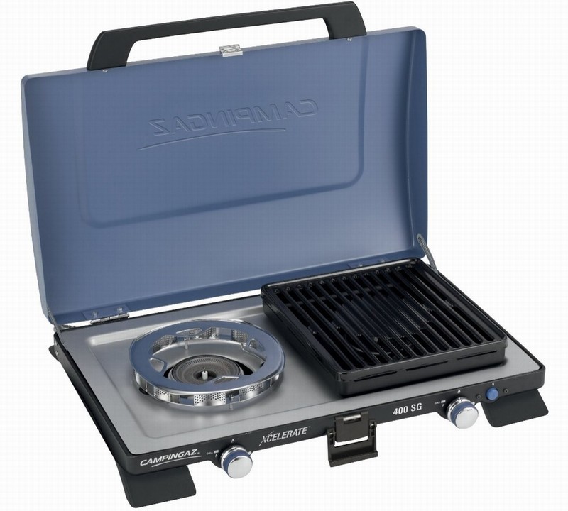 Stove Gas Double Burner / Grill XCELERATE Burners 400SG D