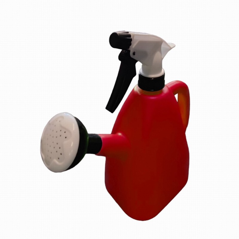 Watering Can Indoor & Trigger Spray Bottle 1.3Ltr. Red