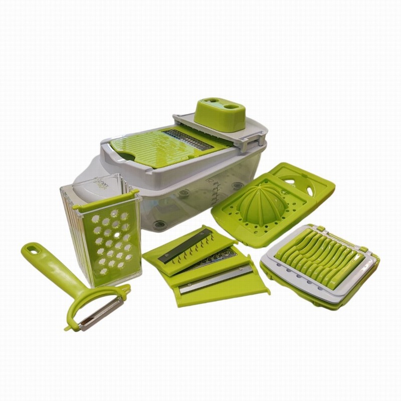 Mandolin Multi Slicer Kitchen Chopper Set 10in1 D - Image 4