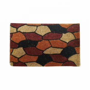 Mat Coco Beach Creel Patterned  No.1 60x35cm 24x14"  D