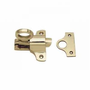 Catch Fanlight & Plate Pol. Brass