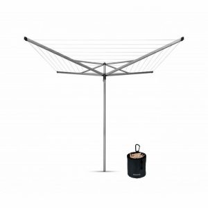 Rotary Clothes Line 40Mtr. Compact with Peg Bag & Pegs