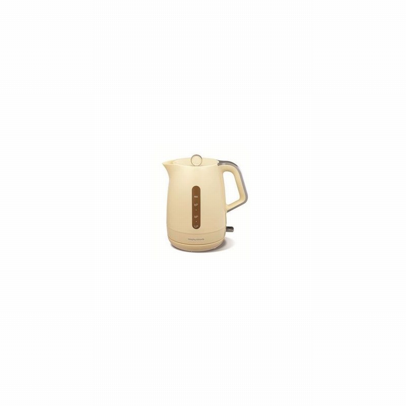 Kettle Cordless 1.5Ltr. Chroma Jug Cream & Metal