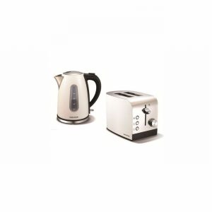 Kettle & Toaster Twin Pack ACCENTS White & SS