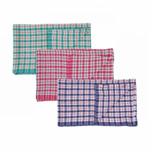 Tea Towel Abey 27x17" Check Colours