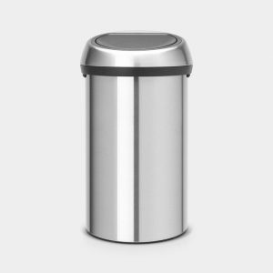 Bin Touch Action 60Ltr Matt Steel