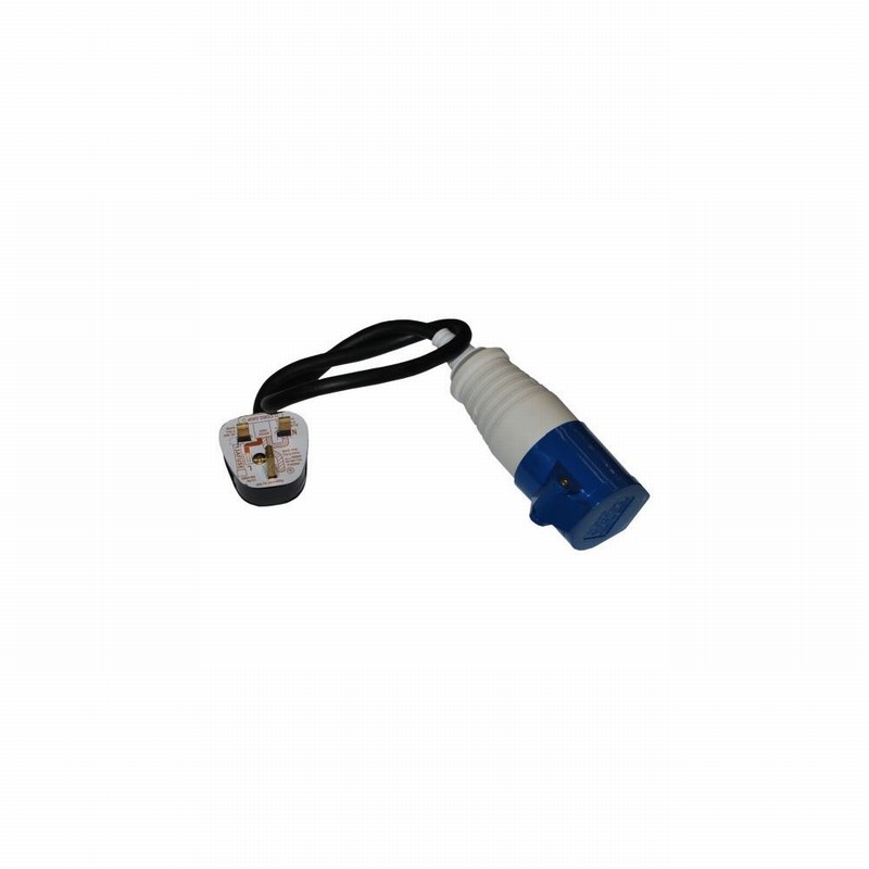 Extension Fly Lead 13Amp Plug>16Amp Socket