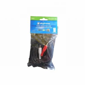 Lead 3.5mm Stereo to 2xRCA Phono Plugs 10Mtr. [+A]
