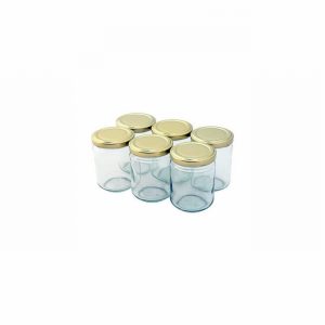 Jar Glass Round 900Gm. Preserving / Pickling Screw Lid D