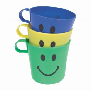 Cup Plastic Smile Design x3