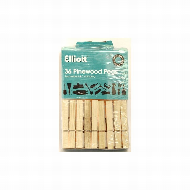 Pegs Wooden Pack of 36