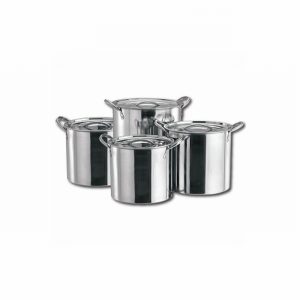 Stock Pot Set of 4 SS Casserole