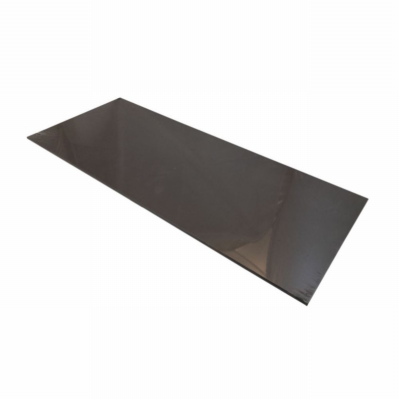Shelf DURALINE Floating Glass Black 80x20cm x12mm D