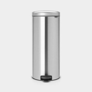 Pedal Bin Matt Steel 30Ltr Motion Control F/P Proof NI