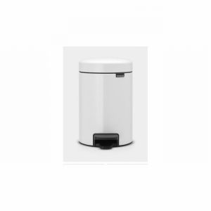 Pedal Bin White 3Ltr Pedalette NEWICON