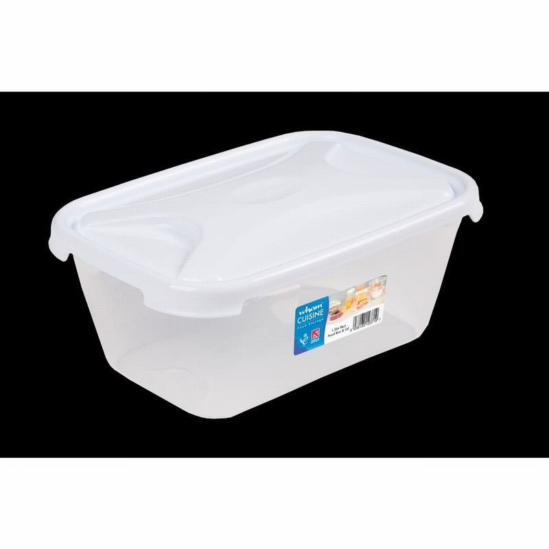 Food Box Rect. 1.2Ltr. WHITE