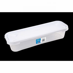 Food Box Rect. 1.2Ltr. WHITE Bacon Box