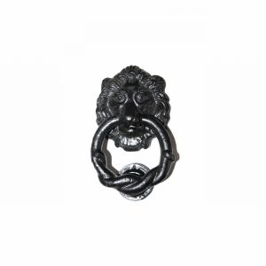 Antique Black Knocker Lion Heavy