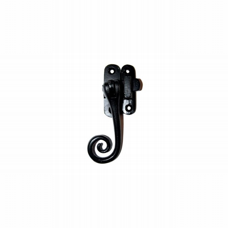 Antique Black Casement Fastener Curl